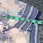 Danillo Boutique size 18 dress sleeveless pink gray lined floral geometric print Blue Photo 6