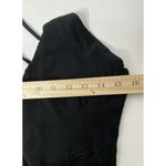 Free People  Intimately Black Strappy Stretchy Bodycon Mini Dress Night Out Sz S Photo 4