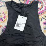 Forever 21 NWT  Black Cropped Cinch Scrunch Going Out Top Photo 3