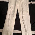 White ripped jeggings Photo 2