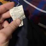 L'Agence  “Denise” Multicolor Plaid High Low Button Front Top, Large Photo 4