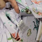 Hill House NWT Purple Sea Creatures The Isabella Crop Size Small Photo 6