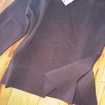 ZARA NWT  Chocolate Off-Shoulder Sweater with Chain Accent Photo 4