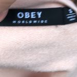Obey  worldwide pink pullover sweatshirt Photo 6
