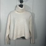 Madewell Sadler Turtleneck Ivory Sweater Size Medium NWOT Photo 2