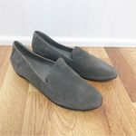 Eileen Fisher Gray Suede Slip On Flats Shoes Loafers Slippers Leather Size 9 Photo 3