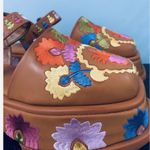 Farm Rio  Antwerp Closed Toe Floral Embroidered Platform Sandals *US Size 8 Photo 1