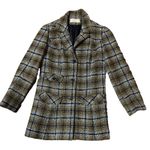 Pendleton Vintage  Blazer skirt Suit 100% Virgin Wool Plaid Yellow/black-‎ Sz12 Photo 4