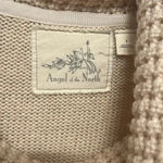 Anthropologie Angel of the North Cream Beige Cowl Neck Sweater Size Small Photo 2