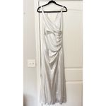 Eliza J Ruched Metallic Gown Sheath Maxi Dress Photo 2