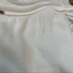 Free People  | White High-Low Hem Tie Neck Sleeveless Tank Top Size Small Photo 4