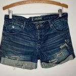 Hudson Jeans Hudson distressed cuffed denim shorts size 27 Photo 0