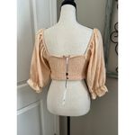 BCBGeneration  SMOCKED CROP TOP  PEACH Size medium Photo 2