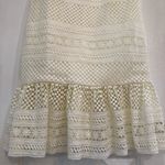 J.Crew  Geometric Lace Midi Dress Ivory Size 0 Photo 4