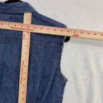 American Eagle Vintage M Denim Zip Vest Y2K Grunge Western Punk 90s Streetwear Photo 6