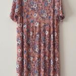 Floral pleated dress. S/M Pink Photo 0