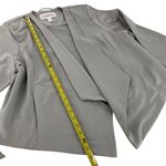 Isaac Mizrahi Elements  Live Gray Waterfall Open Front Blazer Jacket XL Layering Photo 6