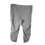 Eddie Bauer First Ascent Guide Pro Capris Light Grey Outdoor Hike Camp Womens 12 Photo 2