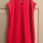 Victoria's Secret Victoria Secret Sport Womens Small Pink Ribbed Bodycon Dress Photo 0