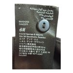 H&M  Black Pencil‎ Skirt Gold Zipper Accents Career Wear Women Size Medium Photo 5