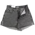 We Wore What The Boyfriend Short Washed Grey 24 NWT Photo 2