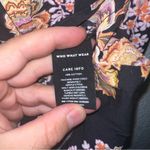 Who What Wear Black Prairie Paisley Dress Photo 4