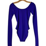 Tory Burch Leotard Women Small Purple Long Sleeve Scoop Neck Bodysuit Balletcore Photo 1