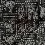 12th Tribe  Vaughn Black Bandana Boyfriend Top Photo 3