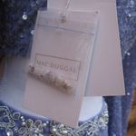 Mac Duggal 5745 Womens Sequined Faux Wrap Cut Out Puff Sleeve Gown Dress Photo 9