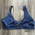 Old Navy  Blue Bikini with Cutout Detail 3X Ribbed Photo 0