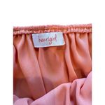 Henri Girl  Coral Pink Off Shoulder Maxi Dress Womens Medium Boho Beach Lace Trim Photo 2