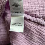 Faherty Dream Cotton Gauze Ainsley Top in Nirvana Lavender Pink Purple | Small Photo 5