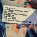 Merona  A-Line Flutter Sleeve Dress M White Coral Floral Tie Back Summer Brunch Photo 6