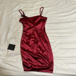 Lulus  Silky Sinched Tie Mini Dress Photo 3