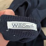Willi Smith Navy Blue V Neck Knit Sweater Long Sleeve Side Slits Womens XL Photo 7