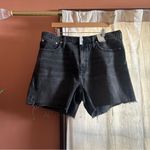 Madewell Relaxed Mid-Length Denim Shorts Bradbrook Wash Black NWT Size 33 Photo 2