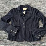 Pilcro and the Letterpress Anthropologie  NWT Women’s Blue Denim Jacket Size M Photo 9