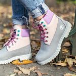 Timberland Premium Waterproof Grey Nubuck Boots Photo 14