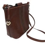 Brighton  Brown Ferrara elliette Embossed Leather Bucket Bag Photo 2