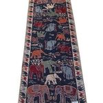Pashmina New 100% Cashmere Scenic Elephant Design Shawl Wrap Scarf Photo 0