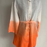 Puro Lino Ombre Linen Shirt Dress NWOT Photo 0