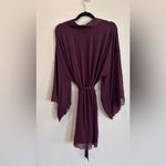 Victoria's Secret  lightweight heavenly robe with lace trim purple size M/L Photo 8