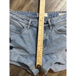 PacSun Light Wash Boho Equestrian Western Cactus Floral Denim Cutoff Shorts 24 Photo 7