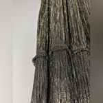 Sabina Musayev Ray Dress in Gold Black Metallic Maxi Gown Dress Sz L Size L Photo 11