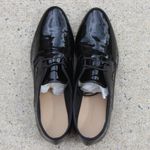 Longchamp  Black Patent Leather Oxford Shoe Sz 41 Photo 4