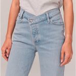 Abercrombie & Fitch high criss-cross rise dad jean Photo 1