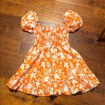 SheIn Orange and white gameday dress size M Photo 0