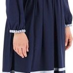 See By Chloe SEE BY CHLOÉ Satin-Trimmed Silk-Crepe Midi Dress Photo 5