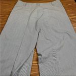 Habitat Pinstripe Stretch Poplin Wide Leg Ankle Pants - Large Photo 6