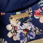 Nicole Miller Trim Torso One Piece Swimsuit Blue Floral Women’s Medium M Photo 11